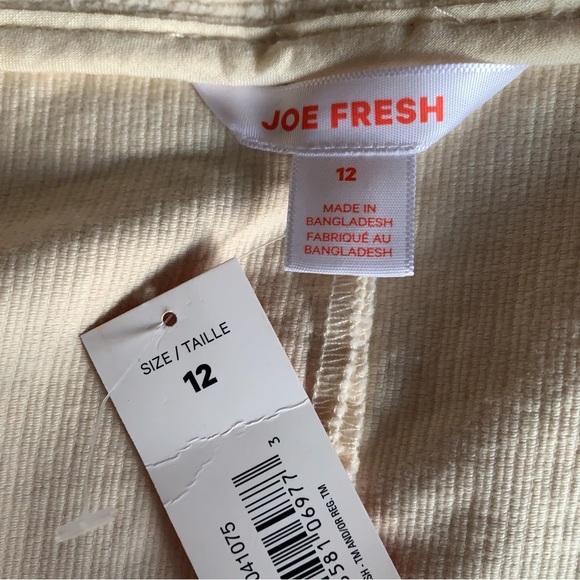 NWT Joe Fresh Corduroy Wrap Mini Skirt - Picture 6 of 8